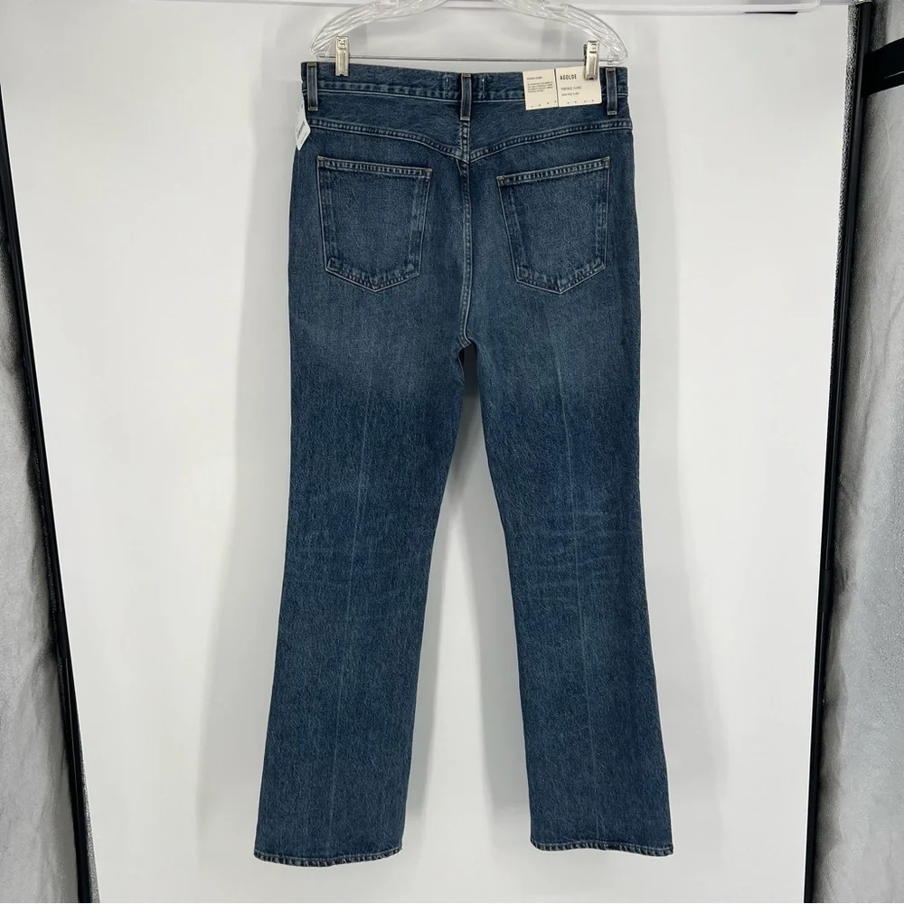 AGOLDE Vintage Flare Dark Wash High Rise Classic Denim Jeans in Absolute 32 NWT